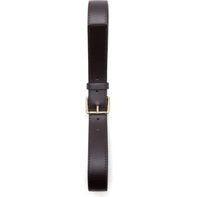 Mango Wide Faux Leather Belt In Black