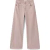 Mango Wide Leg Jeans In Pink