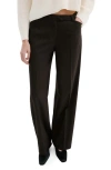 Mango Wide Leg Pants In Brown