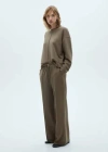 Mango Pantalon Kaki - Femme - Xl -