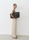 Mango Wideleg Trousers With Elastic Waist Sand In Sand