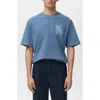 Mango Wilderness Graphic T-shirt In Blue
