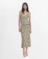 Mango Women's Abstract Printed Midi Dress In Multi