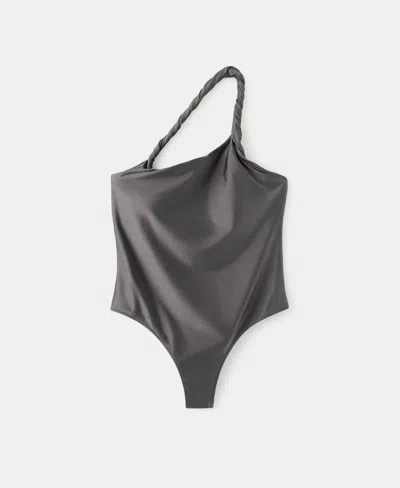 Mango Women's Asymmetric Swimsuit In Multi
