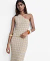 Mango Women's Asymmetrical Lurex Top In Neutral