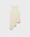 Mango Swade Asymmetric Hem Tank In Neutral