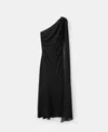 Mango Women's Asymmetrical Scarf Dress In Black