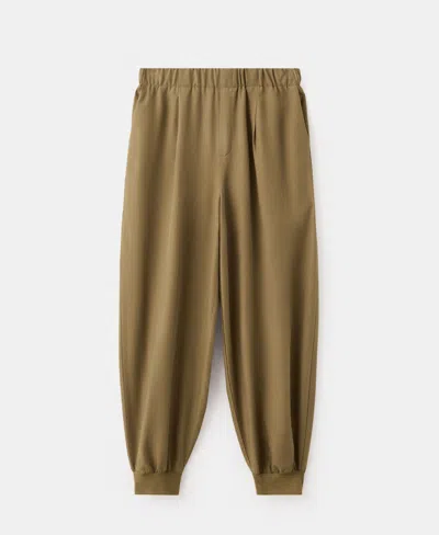Mango Women's Baggy Lyocell Pants In Brown