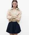 Mango Women's Balloon Denim Skirts