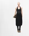 Mango Balloon-effect Midi-skirt Black In Black