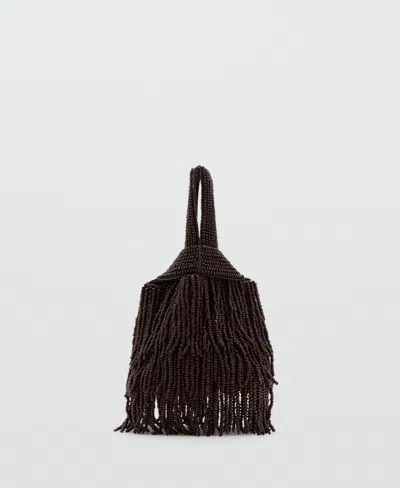 MANGO WOMEN'S BEADED HANDBAG