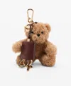 Mango Women's Bear Keyring In Brown