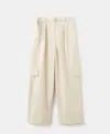 Mango Belted Cargo Pants In Neutral