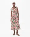 Mango Printed Shirt Dress With Belt Ecru
