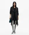 Mango Women's Belted Woolen Coat In Gray