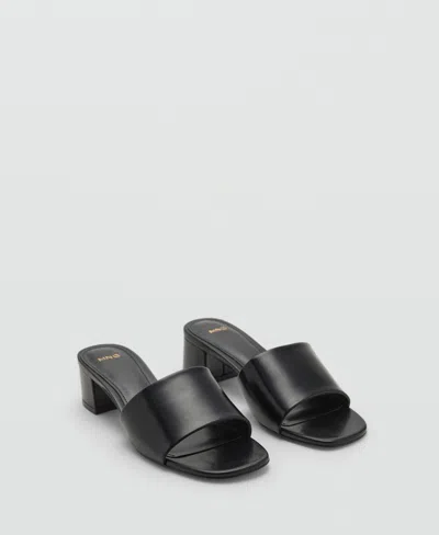 Mango Women's Block-heel Strap Sandals In Black