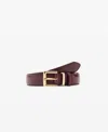 Mango Leather Belt In Brown