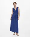 Mango Robe In Blue