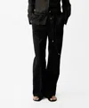 Mango Women's Bow Straight-fit Linen Pants