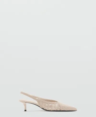 Mango Women's Braided Pointed Shoes In Multi
