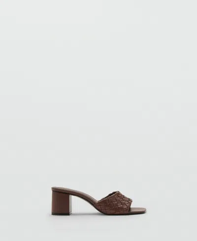Mango Women's Braided Strap Sandals In Multi