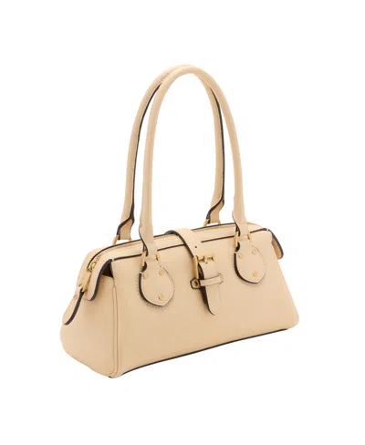 Mango Women's Buckle Bowling Bag In Pastel Yellow