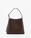 Mango Women's Buckle Detail Shopper Bag In Chocolate