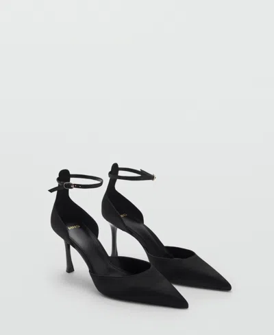 Mango Women's Buckle Heeled Sandals In Black