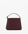 Mango Women's Buckle Mini Shopper Bag In Burgundy