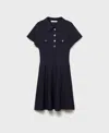 Mango Women's Button Knit Dress In Navy