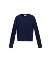 Mango Cable Stitch Sweater In Blue