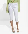 Mango Capri Slim-fit Jeans White In White