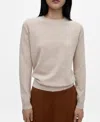Mango Cashmere Sweater In Gray