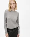 Shop Mango Women's Cashmere Sweater In Medium Heather Gray