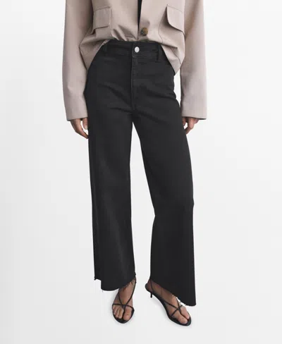 MANGO WOMEN'S CATHERIN CULOTTE HIGH-RISE JEANS