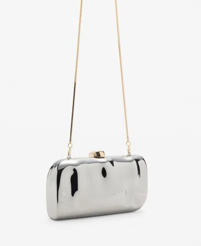 Mango Women's Chain Clutch Bag