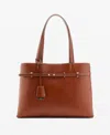 Mango Women's Charm Detail Shopper Bag In Brown
