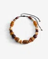 Mango Women's Combined Resin Balls Maxi Necklace In Brown