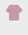 Mango Fine Knit Sweater In Pink