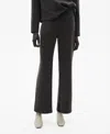 Mango Women's Corduroy Straight Pants In Dark Heather Gray