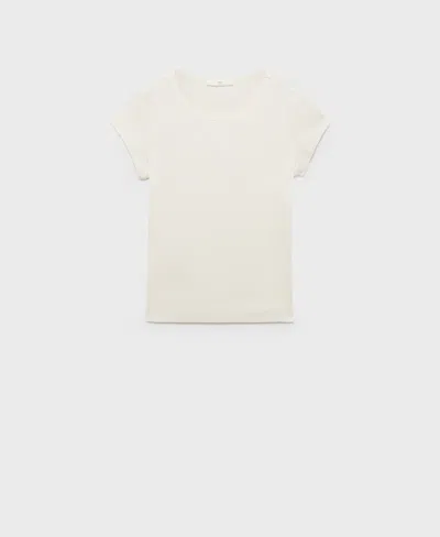 Mango Women's Cotton Short Sleeve T-shirt