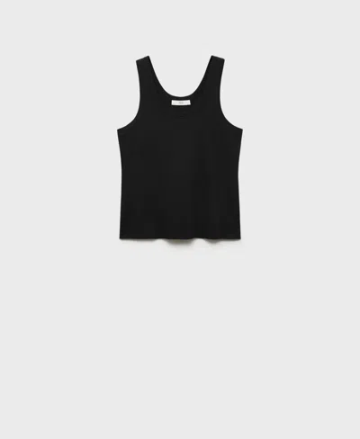 Mango Women's Cotton Strap Top