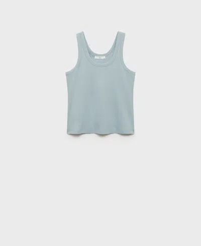 MANGO WOMEN'S COTTON STRAP TOP