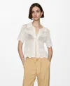 Mango Cardigan In Off White