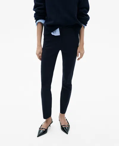 MANGO WOMEN'S CROP SKINNY PANTS