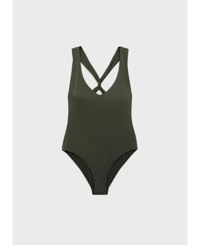 MANGO WOMEN'S CROSSOVER BACK SWIMSUIT
