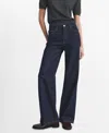 Mango Women's Danila Wide Leg High-rise Jeans In Blue