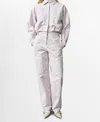 Mango Women's Decorative Seams Wide Leg Pants In Pink