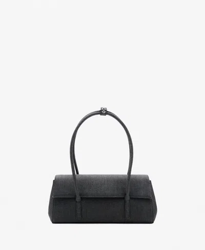 MANGO WOMEN'S DENIM SHOULDER BAG