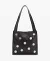 Mango Women's Double-handle Leather Shoulder Bag In Chocolate